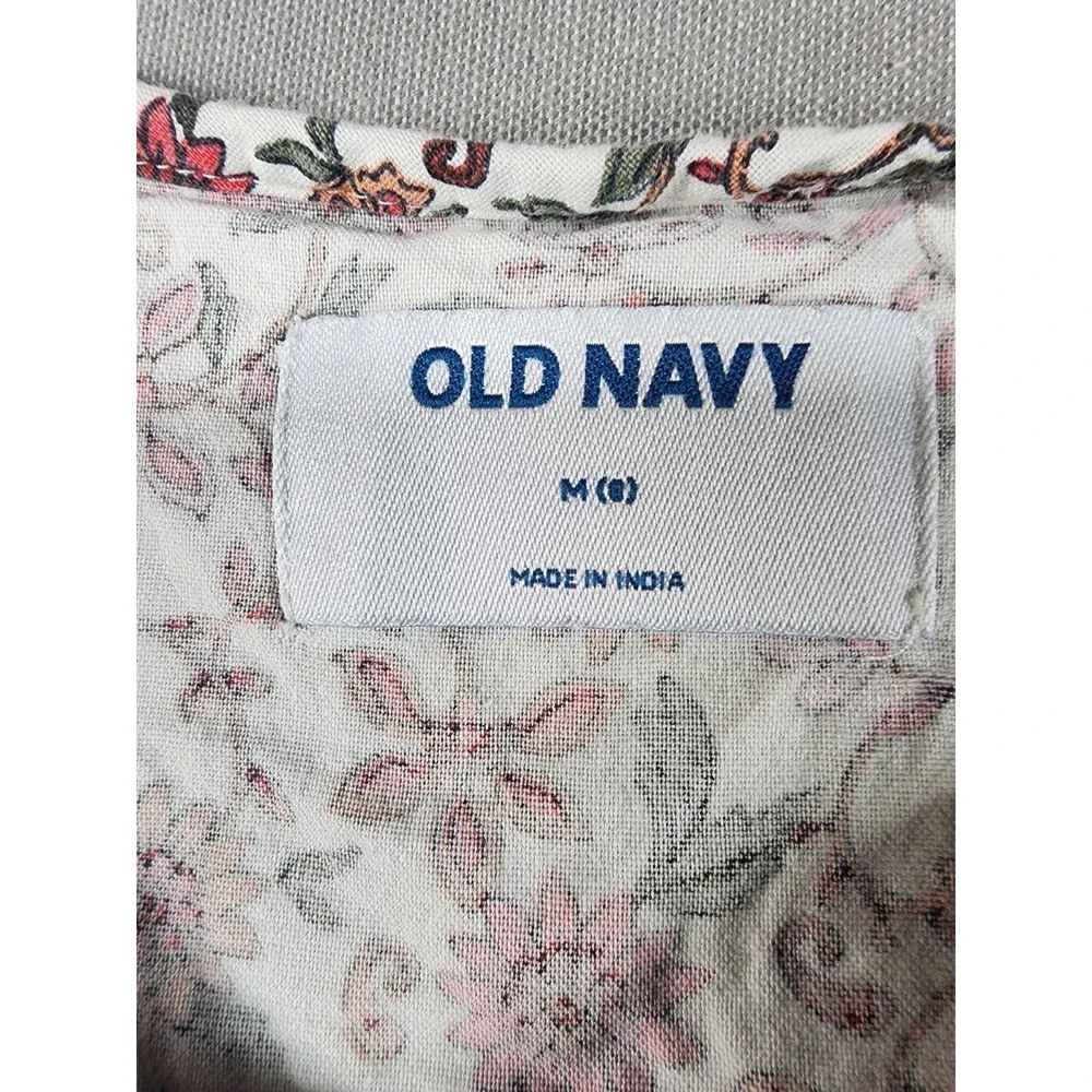 Old‎ Navy Girls Dress Medium 8 Floral Cottagecore Peasant Prairie